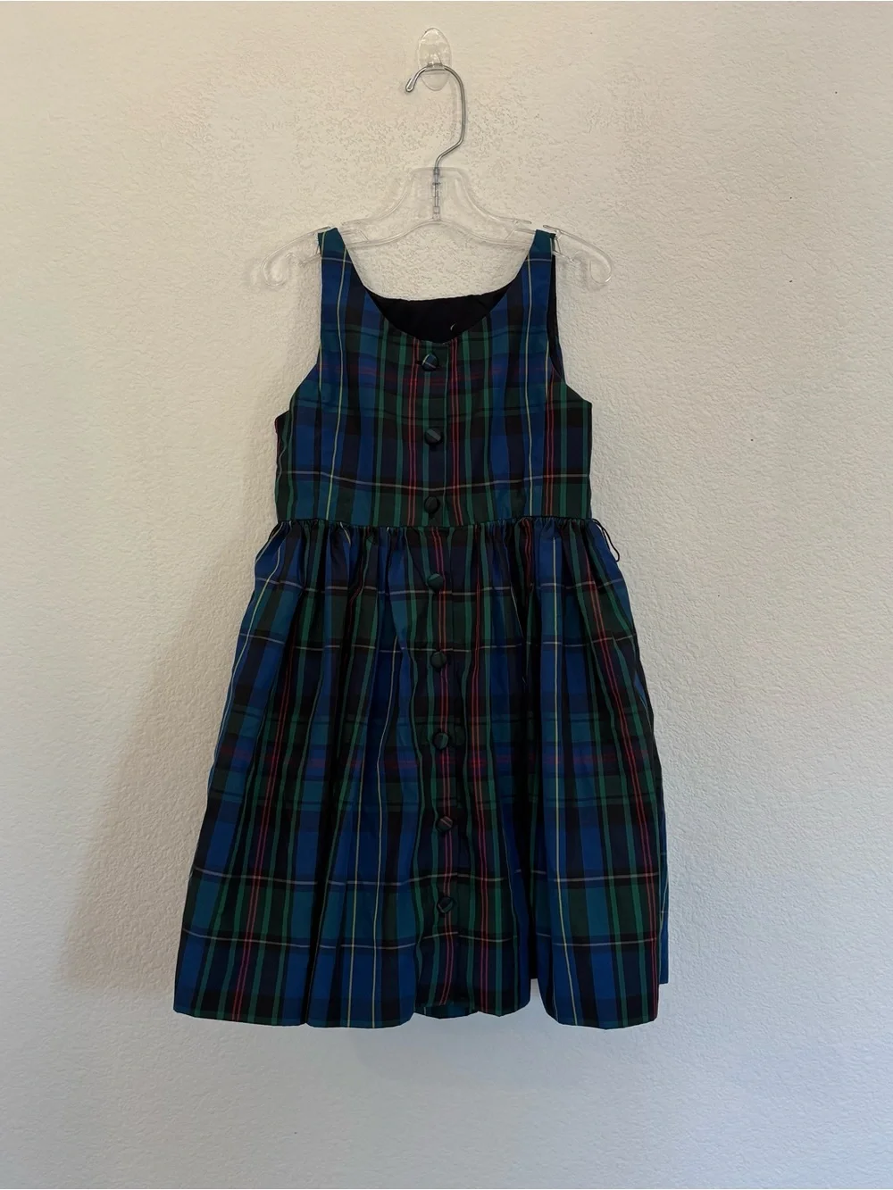 Ralph Lauren Girls Classic Plaid Dress